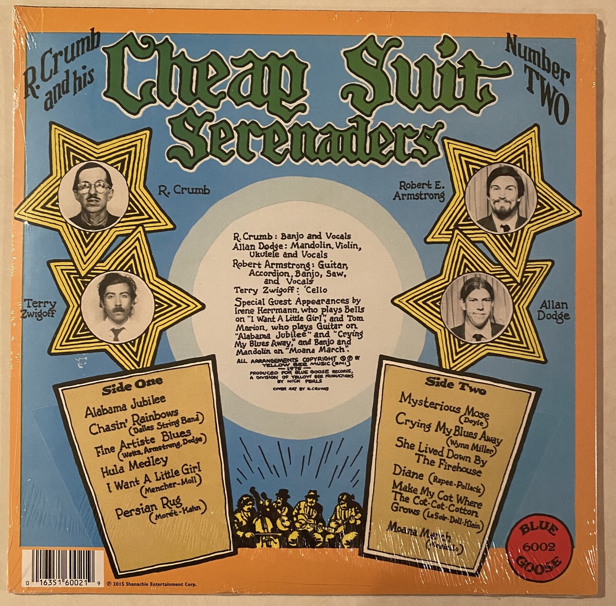 R. CRUMB & HIS CHEAP SUIT SERENADERS Number 2 Terry Zwigoff