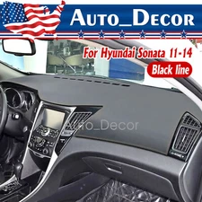 For Hyundai Sonata 2011-2014 NEW Car Leather Dashboard Dash Cover Protector Mat