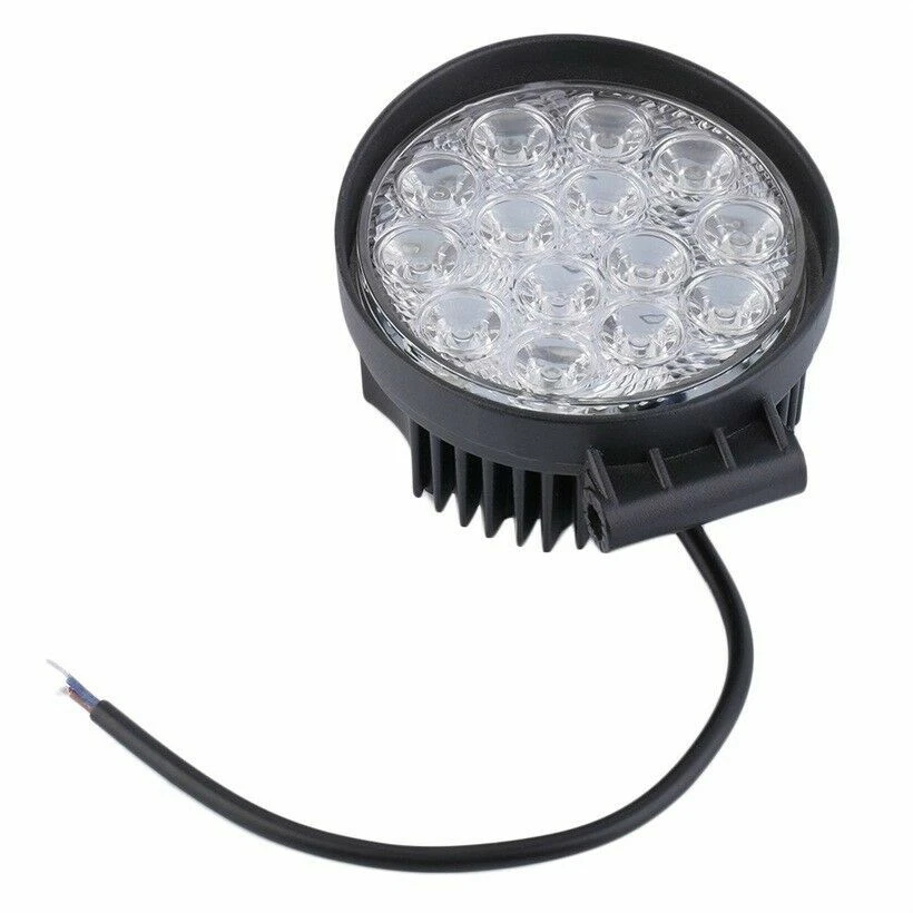 8X 42w Led Luce Lampada Faro Da Lavoro Supporto Flood Auto Camion Trattore  - Immagine 3 di 4