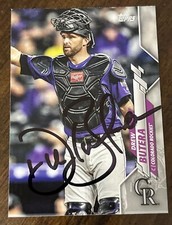 DREW BUTERA Signed 2020 Topps Update BASEBALL CARD #U-72 Colorado Rockies AUTO