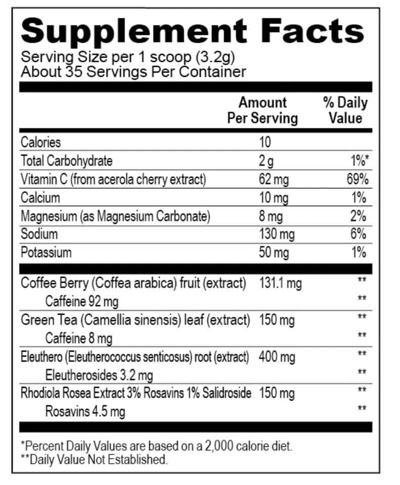 Vega Plant Based Vega Sport Pre-Entrenamiento Sin Azúcar Energizante Berry 4 OZ Fresco Foto 2 de 4