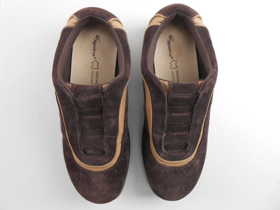 Zapatos deportivos para mujer Spira Helix talla 7,5 sin usar, en caja, cómodos para caminar, sin cordones marrón SCL422 Foto 2 de 4