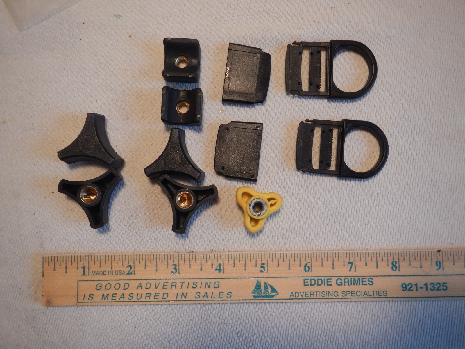 Seat Parts - Wing Nuts - Strap Pulls - Strap Ends