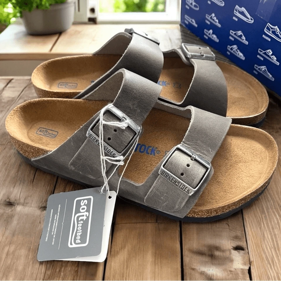 BIRKENSTOCK ARIZONA IRON Weichbettung Wachsleder Regular Fit - Bild 3 von 4