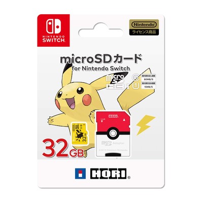 Hori Nintendo License Product Pokemon Micro Sd Card Switch 32G 