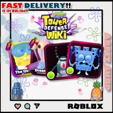 Spongebob Tower Defense | Units/Items | Cheapest | Fast Delivery | Roblox 🔥