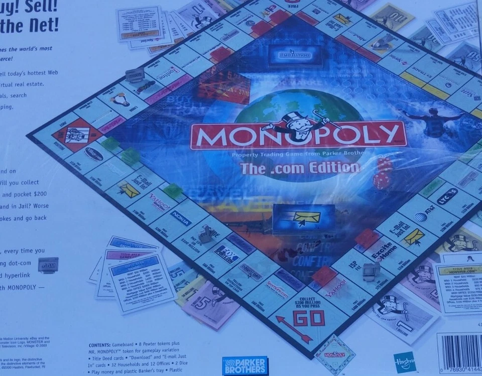 Monopoly The .Com Edition Board Game Brand NEW Sealed - Image 3 of 4