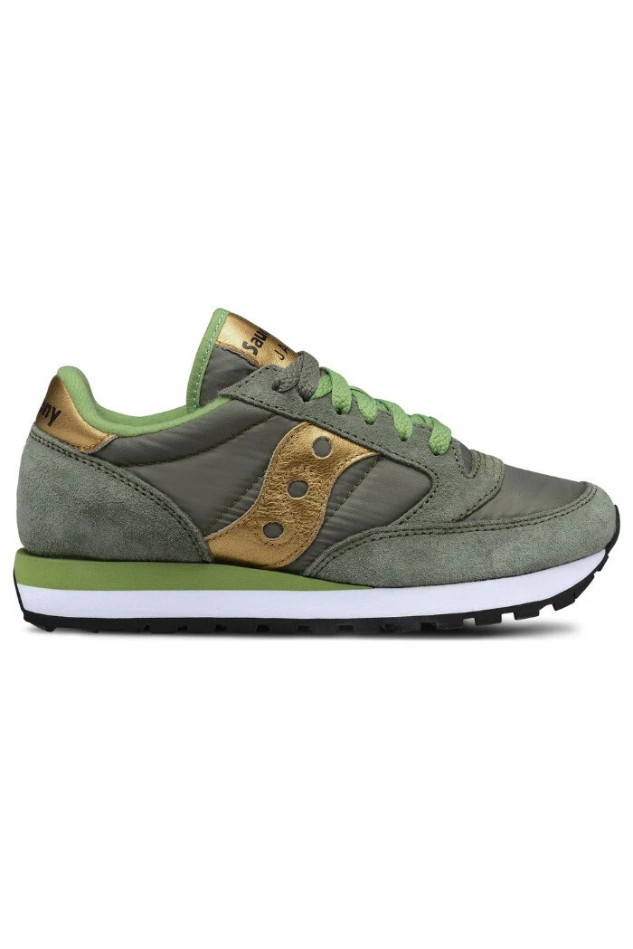 Women s Shoes Girl Saucony Jazz Original Green Sneakers Sport s1044 535