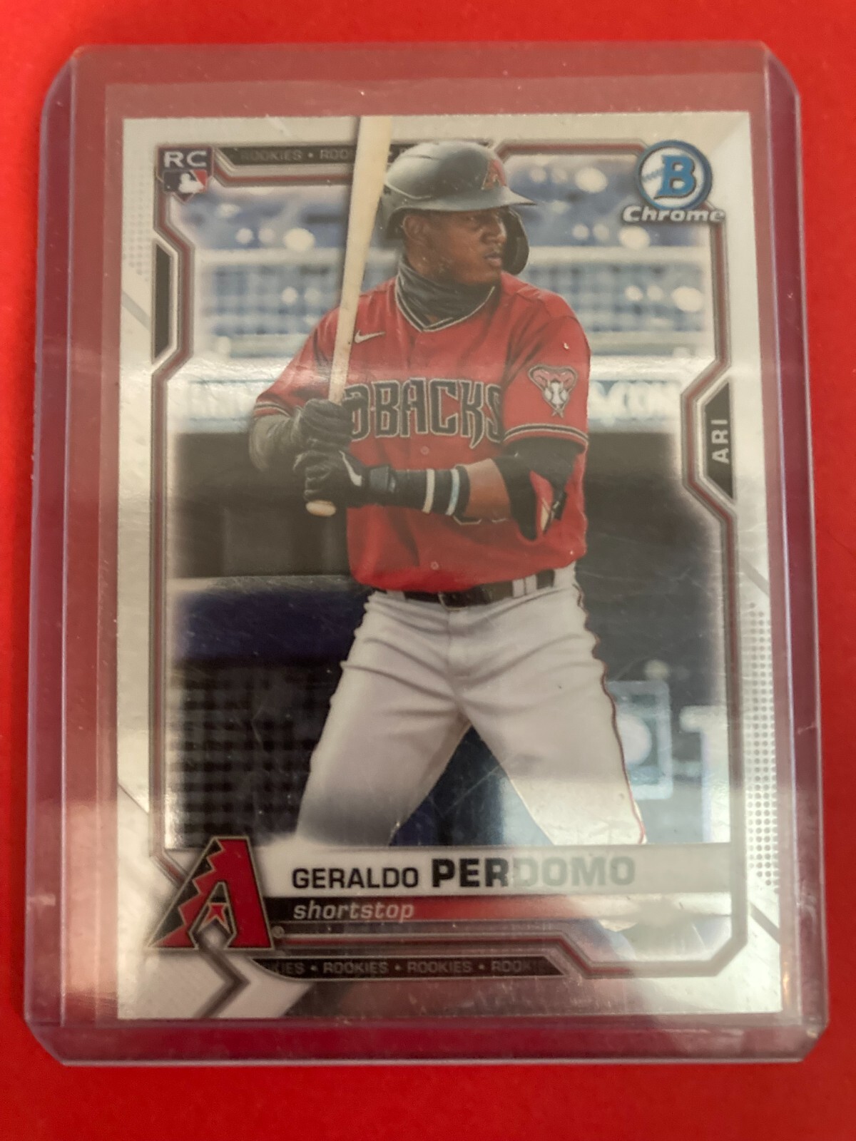 2021 Bowman Chrome #98 Geraldo Perdomo Rookie RC Arizona Diamondbacks