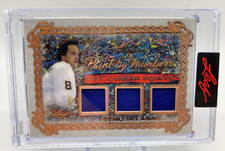2021-22 Leaf Art of Hockey TEEMU SELANNE Paint by Numbers Jersey Relics 41/45