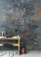 Rasch Fototapete Vlies Blau Beige Industrial Used-Look Shabby 429626 (28,45€/1Qm