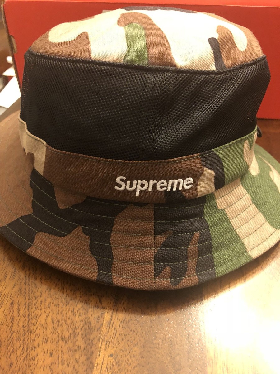 Supreme x Cordura Woodland Camo Crusher S/M RARE In Hand SS18 | eBay