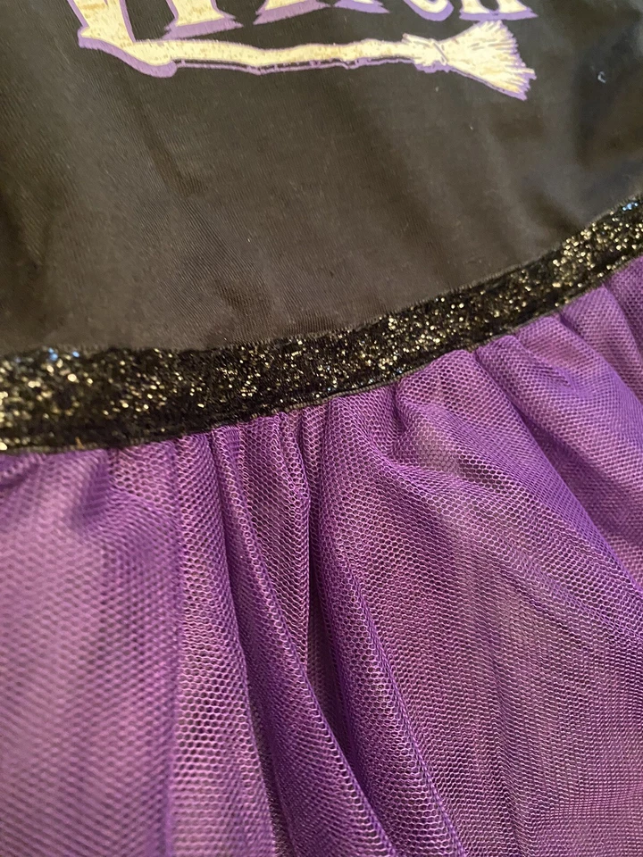 Emociones y escalofríos - Perro Halloween... Brillo Jefe Bruja Vestido Grande - Nuevo con Etiquetas Foto 2 de 4