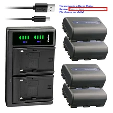Kastar Battery LTD2 Charger for Sony NP-FM50 NP-FM30 FM50 FM50 NP-FM55H NP-QM51