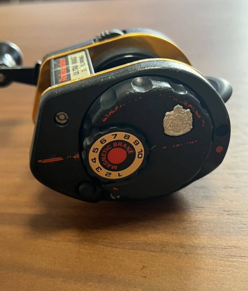 Abu Garcia Ambassadeur Ultra Mag XL Flipping old Reel Ship