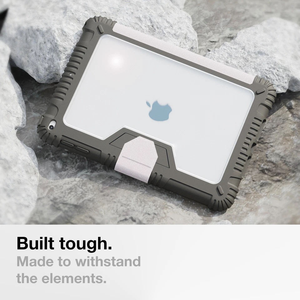 iPad Mini 5 Case with Kickstand Cover 2019 Protective Clear Stand Case - Purple - Image 3 of 4