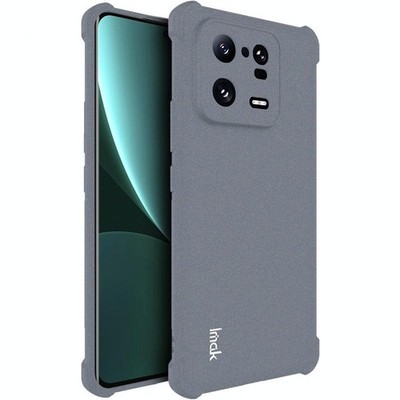 Stoßfeste Hülle imak Airbag TPU Grau Matt für Xiaomi 13 Pro 5G