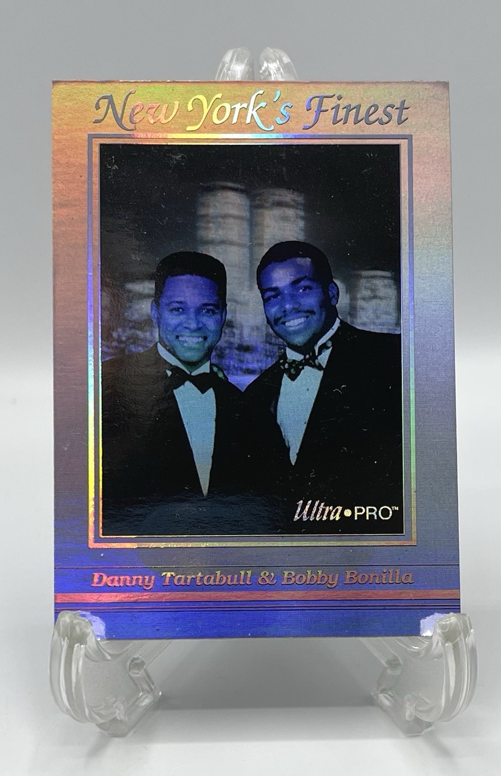 Danny Tartabull/Bobby Bonilla 1992 Ultra Pro P18 New York's Finest/ Holographic