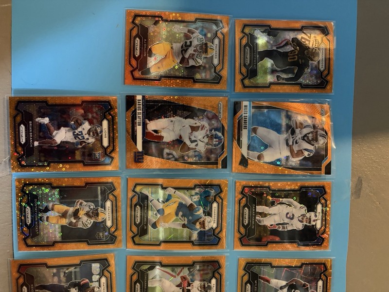 Panini Prizm Orange Disco And Orange Lazer (16) Cheap