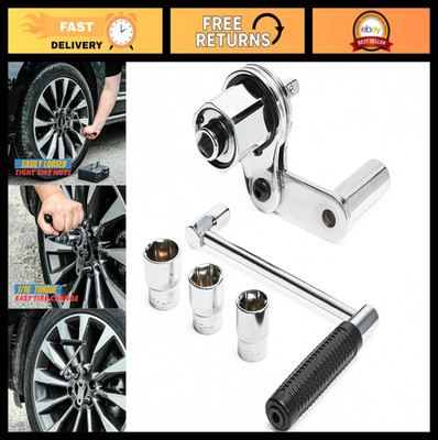 High-Torque Multiplier Set 1/2'' Drive, 3 Sockets, Lug Nut Remover Kit, Portable