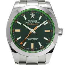 ROLEX Milgauss 116400GV Men Black Stainless Steel Automatic #W779