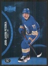 2021-22 Metal Universe Blue Spectrum #186 John-Jason Peterka Sabres TW1705