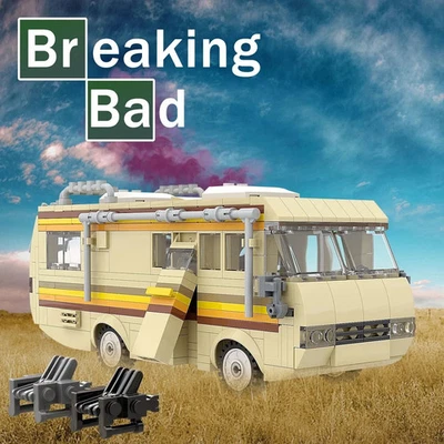 Breaking-Bad RV Model Building Blocks Camper Van Collectible Vehicle Car Toy Set