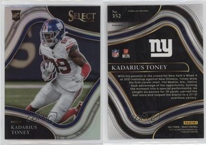 2021 Panini Select Field Level Silver Prizm Kadarius Toney #352 Rookie RC