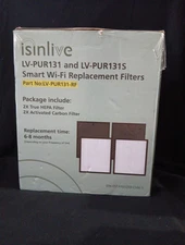 NEW 2 HEPA + 2 Carbon Filters Levoit Purifier LV-PUR131 PUR13S Refill Isinlive