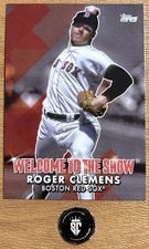 Roger Clemens 2022 Topps Series 1 Baseball Welcome To The Show # WTTS-17 Red Sox