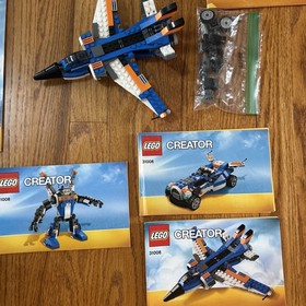 LEGO 3 In 1 CREATOR Sets: 5767, 7292, 31008, 31011 Planes, Cars, Trucks, & More