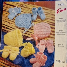 EMU 8221 Strickanleitung Baby QK/DK Mützen, ...
