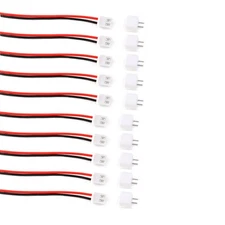 daier 20 Sets JST XH2.54 Wire Cable Plug Connector, XH 2.54mm Pitch 2Pins Mal...