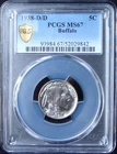 1938-D/D Buffalo Nickel - PCGS MS 67 - Gold Shield