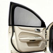 2 Pack Car Window Screens Breathable Mesh Car Rear Side Window Sun Shades