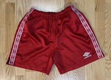 Vintage Umbro Soccer Workout Gym Shorts Drawstring Men  s Medium