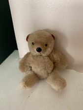 Vintage Mini Teddy Bear Fully Jointed Handmade Small Miniature Plush Beige