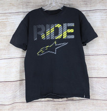 Alpinestars Mens Size Medium Crew Neck T-Shirt Black