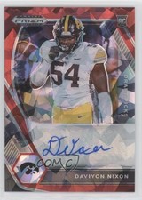 2021 Panini Prizm Draft Picks Red Ice Daviyon Nixon #DPA-DNI Auto 2qw