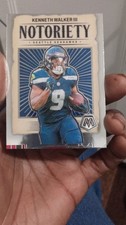 🔥Error Card 2024 Panini Mosaic Notoriety Kenneth Walker III Seattle Seahawks🔥