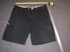 Wrangler Hero Originals Cargo Shorts Size 36 Black