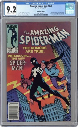 Amazing Spider-Man #252N Newsstand Variant CGC 9.2 1984 4371628022