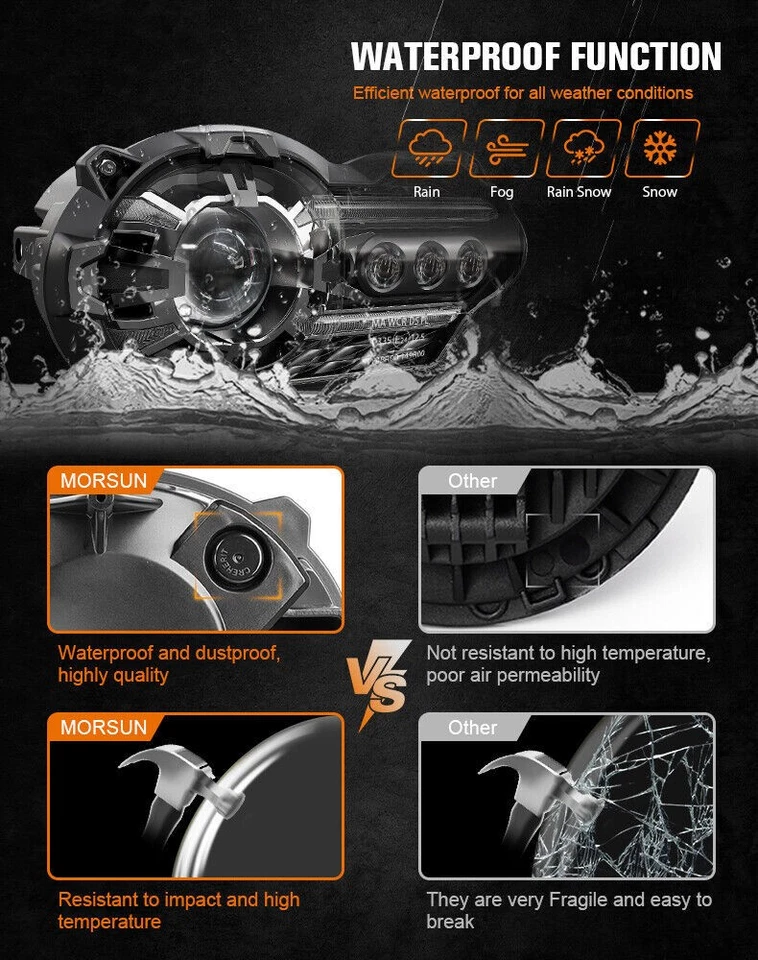 Faro LED alto-bajo DRL para R1200GS Adventure 2005-2013 R1200 GS 2004-2012 Foto 2 de 4