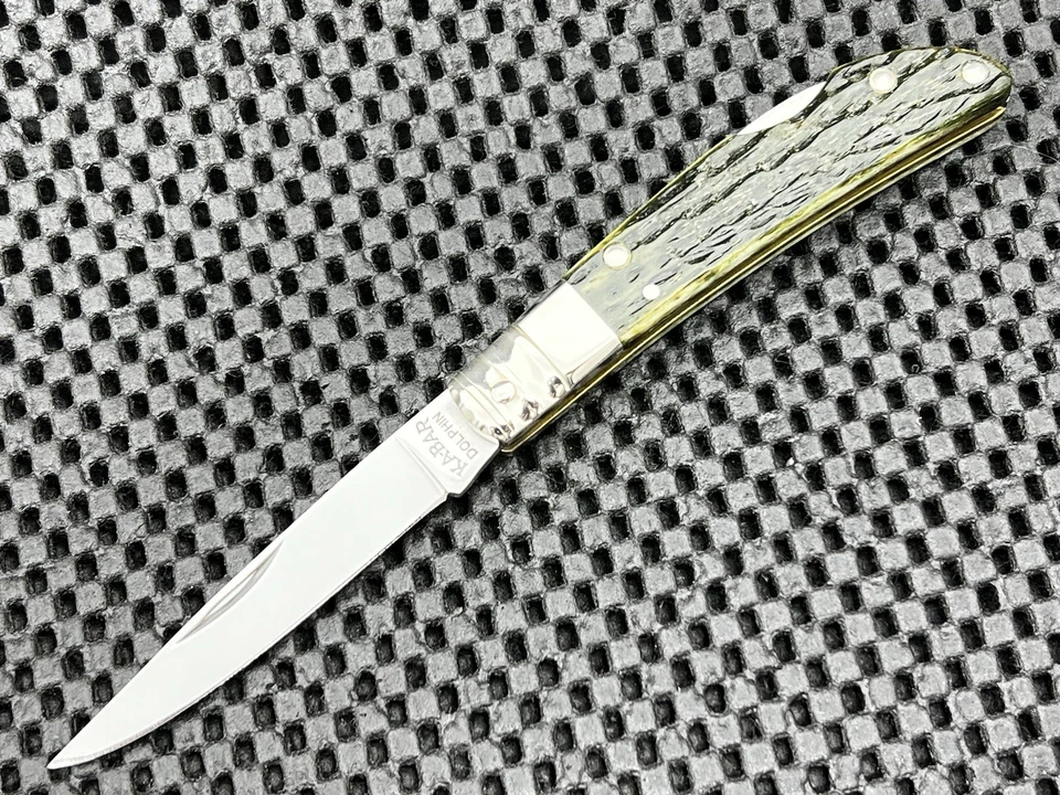 CUCHILLO KABAR GREEN BONE DOLPHIN LOCKBACK COMO NUEVO Foto 4 de 4