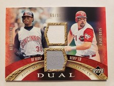 69/99 Ken Griffey Jr/Sean Casey 2005 Upper Deck Artifacts Dual Artifacts #DA-GC