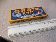 ORBIT chewing gum 1930s store display box candy listerated nuggets #3