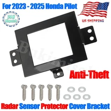 US Radar Sensor Protector Cover For Honda Pilot 2023 2024 2025 Anti-theft Black