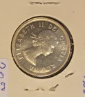 CANADA 1960  25 CENTS  SPT  UNC. ELIZABETH II - QUARTER SILVER COIN