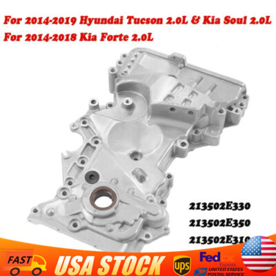For 2014-2019 Kia Forte Soul 2.0L 21350-2E310 Engine Timing Chain Oil Pump Cover
