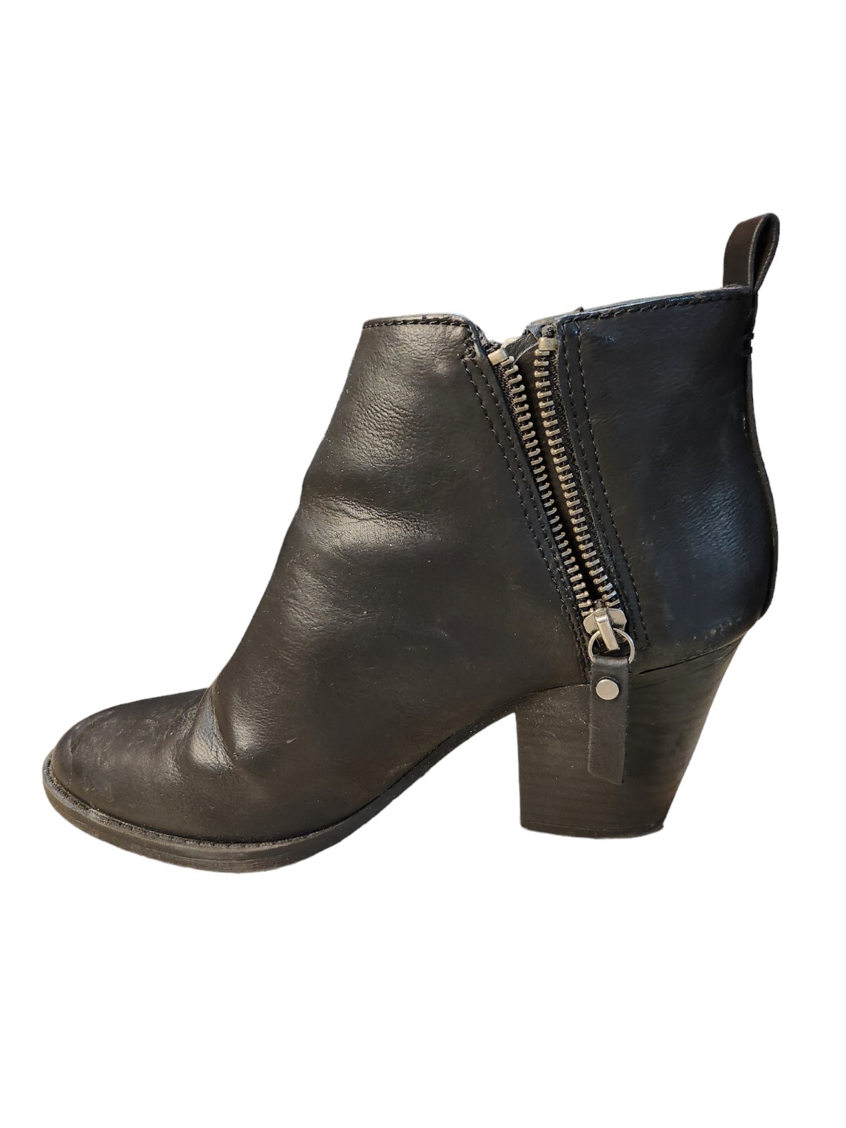 Universal Thread Double Zip Ankle Block Heeled Bo… - image 4